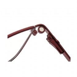 Metal optical frame clip-on