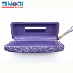 new design eyeglasses case with belt